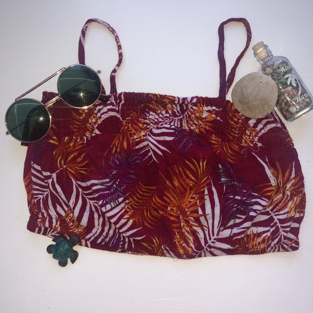 Hawaii print top